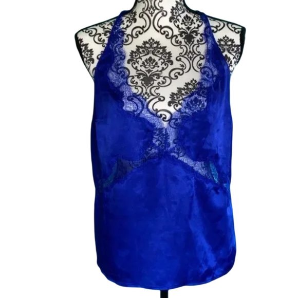 Victoria's Secret Other - Victoria’s Secret Lace Racerback Strappy Lingerie Tank Top